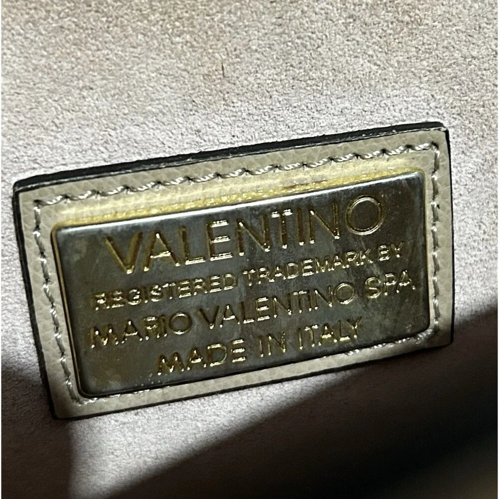 Valentino Benedicte Rockstud Leather Crossbody Bag in Taupe